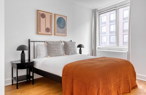 Lincoln Square Apartment | Serene UWS 1BR w/Gym & Doorman, walk to Julliard, by Blueground