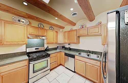 Santa Fe House | SF Style 4 bedroom 2 bath with Sunroom and Hot tub