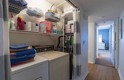 Sneads Ferry Condo | Shipwatch Villa 1212 | Community Pool | Elevator