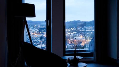 Siegen House | SI-View Doppelzimmer mit Stadtblick Zimmer 16 - Hotel