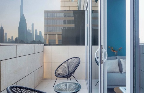 Bur Dubai Apartment | Silkhaus Burj Khalifa View | Burj Daman in DIFC