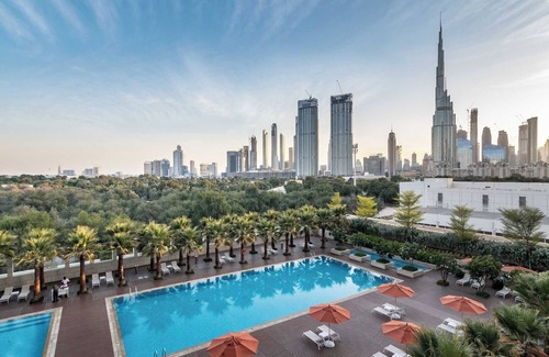 Bur Dubai Apartment | Silkhaus Burj Khalifa View Studio | Burj Daman