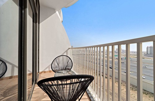 Dubai Apartment | Silkhaus Studio in Silicon Oasis | City View