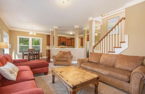 Saugatuck House | Silverberry Acres: Hot Tub, Fire Pit, Spacious Deck, BBQ, Tucked in the Trees