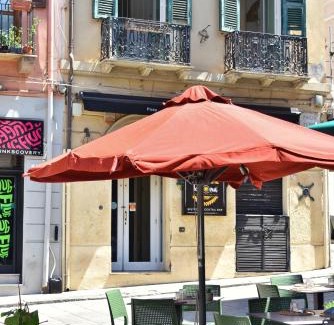Cagliari Apartment | Sinclair , loft in center with original romantic fresco