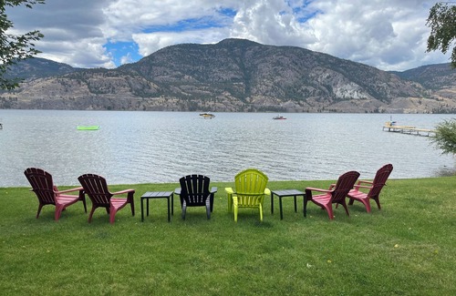 Okanagan-Similkameen House | Skaha Lakefront home, Large covered deck,