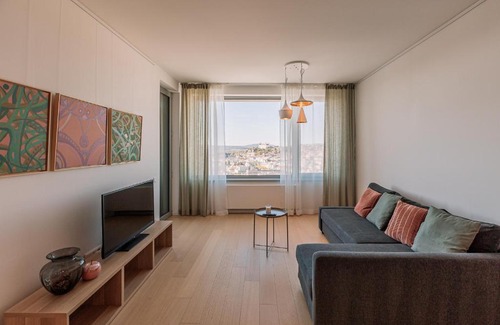 Old Town Apartment | SKAU Sky Park Coral by Zaha Hadid 22 floor 1Tower Panoramic View Free Parking