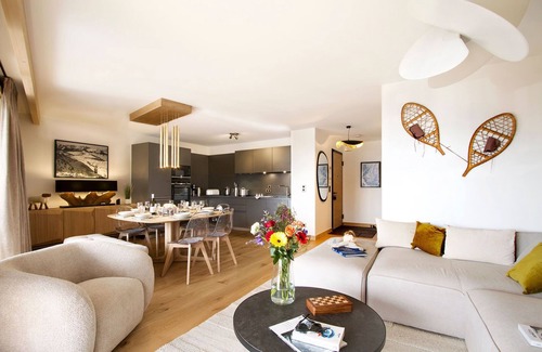 Bergers Condo | Ski aux pieds ! Beau T4 + cabine | Vue imprenable