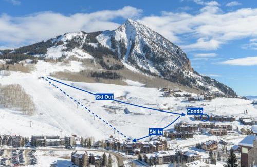 Crested Butte Apartment | Ski-In & Out, Top-Floor CB Condo, Panoramic Mountain View