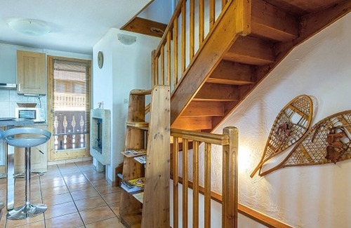Plagne Soleil House | Ski-in/Ski-out Chalet with Balcony, Garage, and Stunning Mountain Views