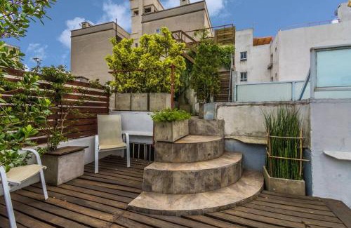 Ciudad Vieja Apartment | Sky Garden Sarandi [ Decó ] Pool & Barbacue