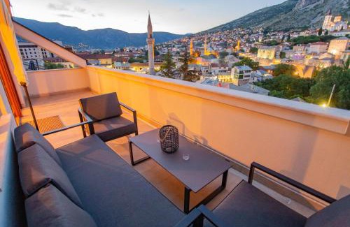 Mostar Old Town Apartment | Sky Penthouse Old Bridge with sauna and jacuzzi