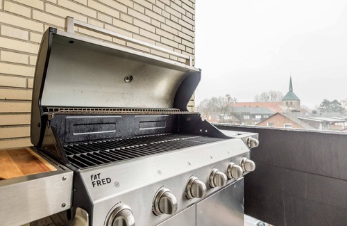 Warendorf Apartment | Sky Suite I Klima I Whirlpool I Smart-TV I Gas-BBQ