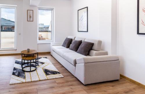 Tractorul Apartment | Skylark - Cairo Penthouse cu Jacuzzi si Vedere la Munte