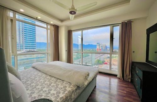 Blue Area Apartment | Skyline Luxury Apartments-Elysium Tower Opposite Centaurs Mall Islamabad