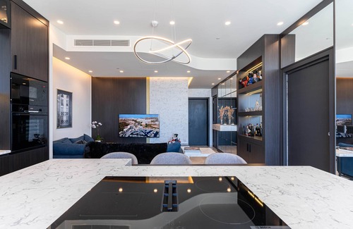Paceville Apartment | Skyline Mercury Tower Apartment with Pool Access