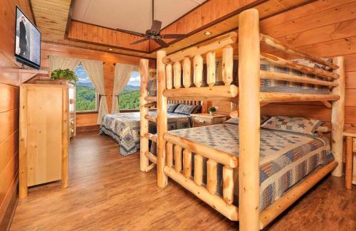 Gatlinburg - Pigeon Forge Villa | SkyView Mansion:13bdrm, 17bath, Sleeps 70, Indoor Pool, Amazing Views