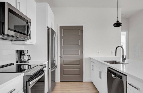 Ballpark Apartment | Sleek RiNo 2BR w/ Pool, W/D & Gym, 2 blocks to Coors Field, by Blueground