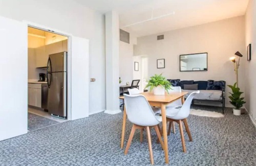 Printers Row Apartment | Sleep14 | 2 Downtown Penthouses | Vintage 5bd (+gym)