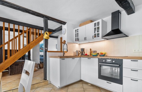 Steinberghaff Apartment | Sleeping Beauty I - wood-burning stove, 2 shower rooms, washing machine, terrace, garden furniture