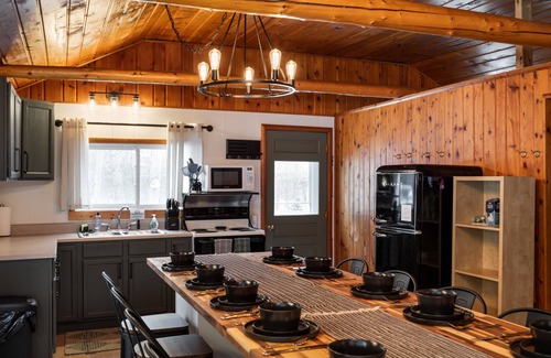 South Branch Cabin | Sleeps 14! Hot Tub, GAME ROOM, ORV Trails & EASY lake access!