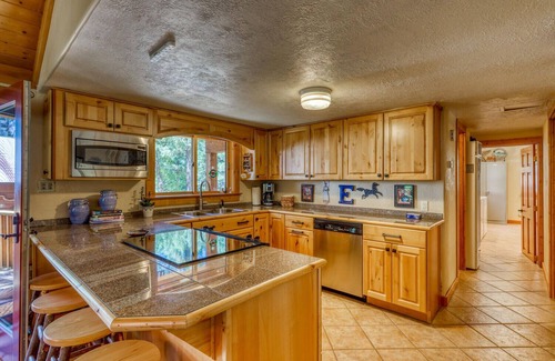 Bayfield Cabin | Slice of heaven! nn Log home w/huge deck & outstanding views on 7 acres w/creek