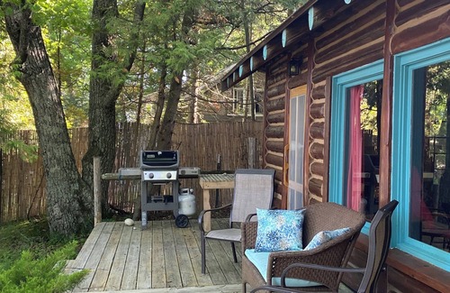 Harbor Springs Cabin | Small Log Cabin , Lake Michigan beachfront, Good Hart area