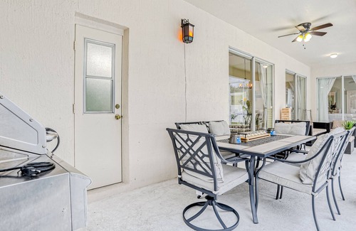 Bridgewater Crossing House | Snowbird-friendly home with private pool, screened lanai, game room, grill, AC