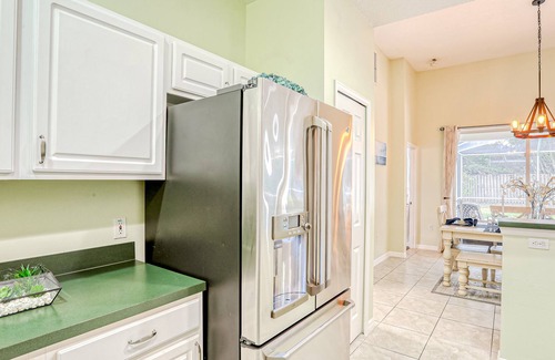 Bridgewater Crossing House | Snowbird-friendly home with private pool, screened lanai, game room, grill, AC