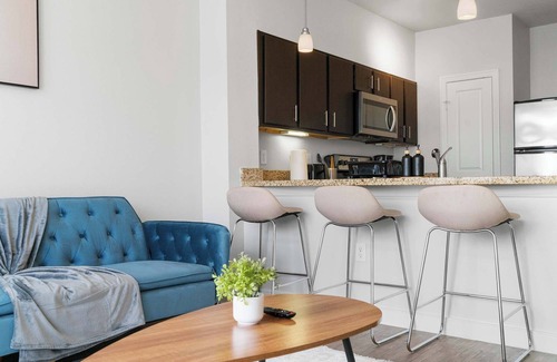 South Congress Apartment | SOCO Cozy Comfy | Pool + Gym + Racquetball + Laundry + Pkg