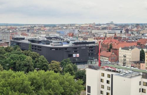 Katowice Apartment | SOKOLSKA 30 TOWERS apartments - NEW- LUX- PARKING- SAUNA- GYM -and the best VIEW