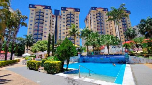 Prive das Caldas Apartment | Sol das Caldas Caldas Novas - ACHEI FERIAS - Com Roupa de Cama