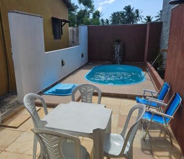 Sao Miguel de Touros House | Sol & Vento Chalés - Chalé Tourinhos com piscina privativa