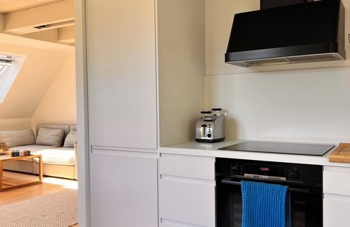 Brodersby Apartment | Sommerby Sky - close to the beach, shower, desk, DG, garden, e-charging station