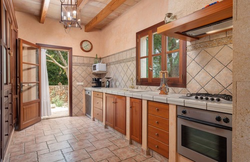 Manacor House | SON LLORINGO - Beautiful villa with private above ground pool, a beautiful garden and view