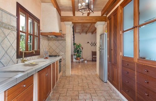 Manacor House | SON LLORINGO - Beautiful villa with private above ground pool, a beautiful garden and view