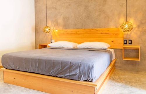 Brisas de Zicatela Apartment | Soothing Studio “Erizo” + Pool, Hammocks & Rooftop