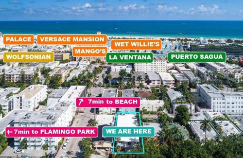 Flamingo/Lummus Apartment | South Beach Studio Free Parking Walk to Ocean Drive
