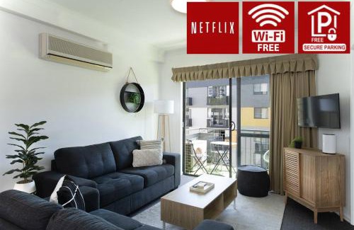 East Perth Apartment | Spacious 2 Bedroom Pool & Gym Perthcbd,optus,waca