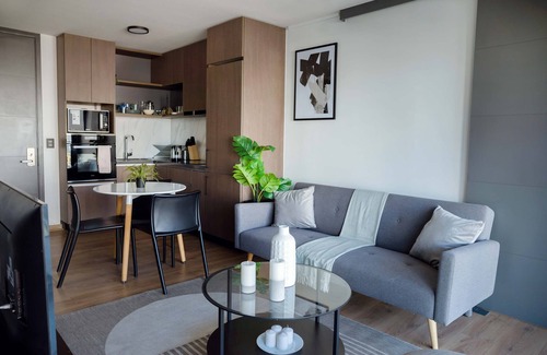 El Golf Apartment | Spacious 2BR Retreat in Las Condes Comfort Awaits