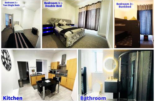Cowdenbeath Apartment | Spacious 3 Bedroom Entire Apartment Self Check in