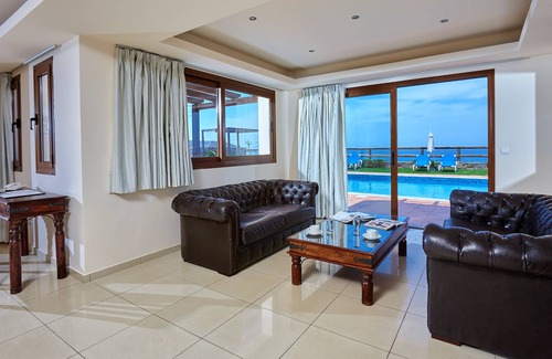 Milatos Villa | Spacious 3-Bedroom Pool Villa with sea and mountain views 47km from Heraklion(G)