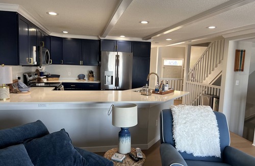 East Jordan House | Spacious 3 level lake front condo on Lake Charlevoix!