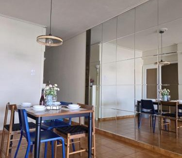 Chalandri Apartment | Spacious 3BR Apt with Large Balcony Near Metro & ACS