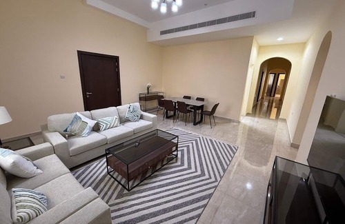 Abu Dhabi Apartment | Spacious 4-bedroom apartment with WiFi, AC in terrific Shakhbout City
