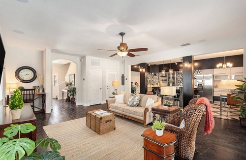 Sun Bay South House | Spacious 4BR pool home, billiards, BBQ, large patio, pool and pool deck