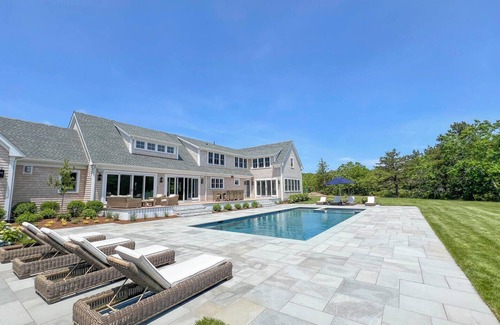 West Tisbury House | Spacious 5-Bedroom New House w/Pool, Spa, Access to Tennis & Deep Bottom Pond