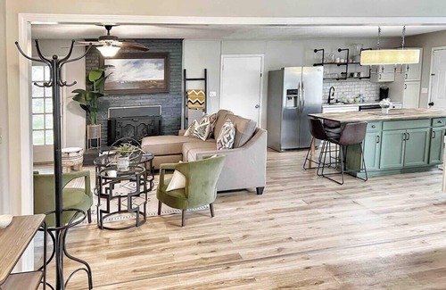 Decatur House | Spacious 5BR Family Getaway | Game Room + Fire Pit