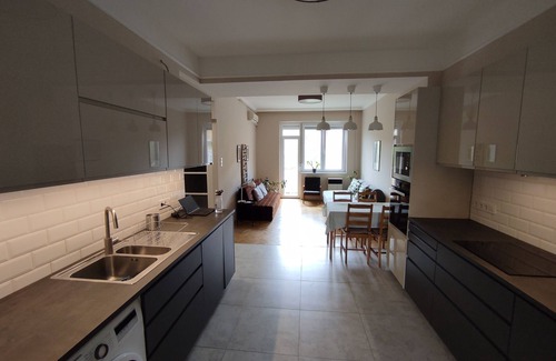 Ferencvaros Apartment | Spacious air-conditioned flat with park view and neighborhood vibes