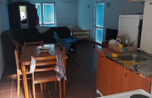 Becici Apartment | Spacious apartment in greenery and a stream above the city crowds